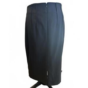 Classic Black Women's Pencil Skirt Vtg Size 6